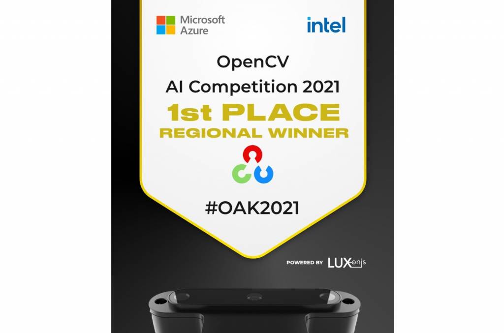 Caleta Team wins the OpenCV AI Competition in the Europe + Russia + Australasia Region!